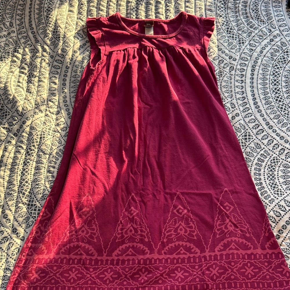 Tea Collection Fuchsia Kids Dress